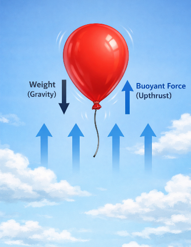 upthrust in gases