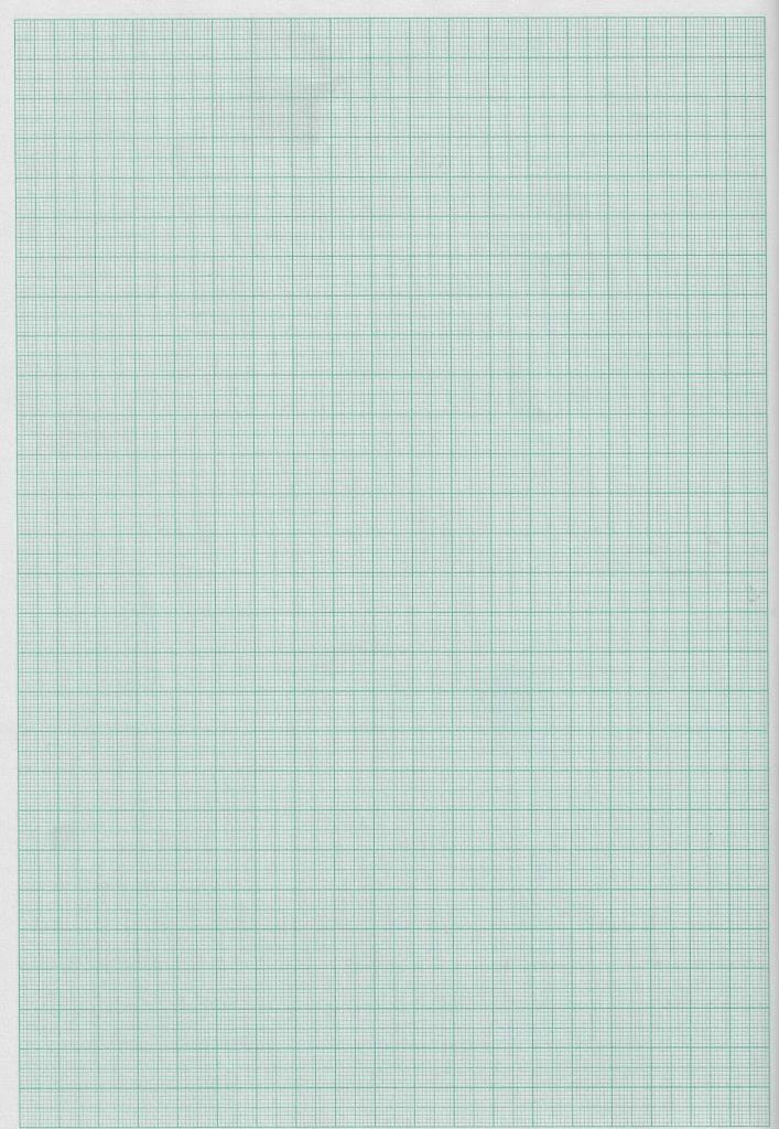 An empty graph book page